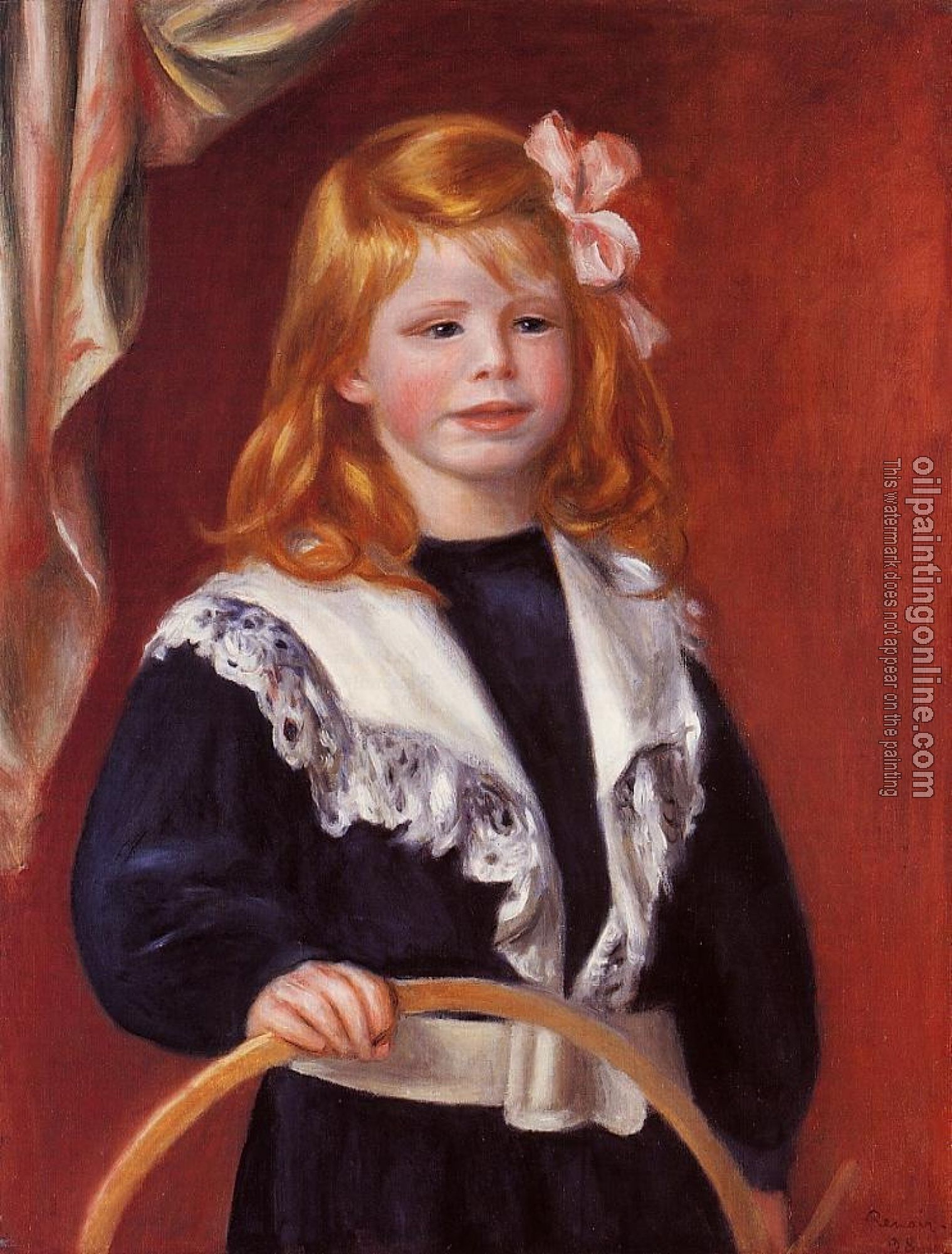 Renoir, Pierre Auguste - Jean Renoir, Child with a Hoop